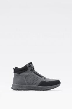 šněrovací bota vysoká Lanetti MP07-91357-02 ŠEDÁ