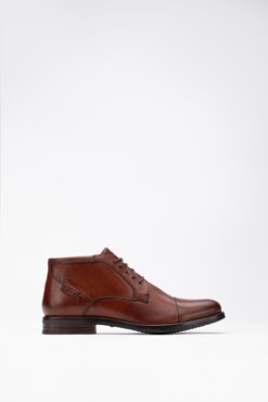 šněrovací bota vysoká Lasocki for men MB-NORWAY-60 HNĚDÁ