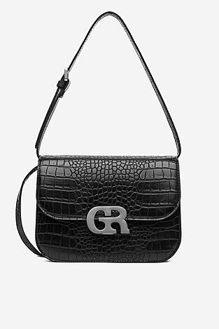 Kabelka Gino Rossi CEO-LINA-KQ44-CROCCO ČERNÁ